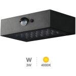 Applique solaire led piana avec d�tecteur de mouvement et de cr�puscule, 3 w, 4 000 k