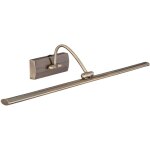 Applique de tableau led barcelona métal laiton antique 10w 726 lumens 3000k longueur 38cm Applique de tableau led barcelona métal laiton antique 10w 726 lumens 3000k longueur 38cm