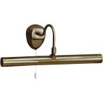 Applique de tableau malaga 2l e14 max 2x60w métal laiton antique l36cm longueur 36cm avec interrupteur ... Applique de tableau malaga 2l e14 max 2x60w métal laiton antique l36cm longueur 36cm avec interrupteur ...