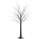 Arbre lumineux led aspect enneig - dcoration lumineuse - 96 leds blanc froid - norme ip 44 - usage ...