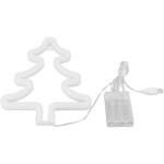 Arbre de no�l led mural rose n�on - d�coration lumineuse moderne pour chambre et f�tes