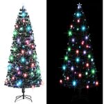 Vidaxl - arbre de noël pré - éclairé avec support 240 cm fibre optique Vidaxl - arbre de noël pré - éclairé avec support 240 cm fibre optique