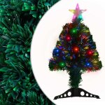Litzze arbre de no�l artificiel et support et led 64 cm fibre optique litzee