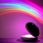 Arc en ciel led veilleuse cr�ative color�e, 2 modes lampe de projection arc - en - ciel en forme d'oeuf ...