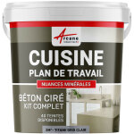 Arcane industries - b�ton cir� cuisine, plan de travail, cr�dence, �vier sol et mur rev�tement mural ...