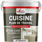 Arcane industries - b�ton cir� cuisine, plan de travail, cr�dence, �vier sol et mur rev�tement mural ...