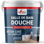 Arcane industries - b�ton cir�, salle de bain, douche italienne, pi�ce d'eau, kit, beton, cire, salle ...