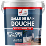 Arcane industries - bton cir, salle de bain, douche italienne, pice d'eau, kit, beton, cire, salle ...