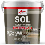 Arcane industries - bton cir sol en kit, primaire et vernis de finition inclus - 10 m (en 2 couches) ...