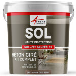 Arcane industries - béton ciré sol en kit, primaire et vernis de finition inclus - 2 m² (en 2 couches) ... Arcane industries - béton ciré sol en kit, primaire et vernis de finition inclus - 2 m² (en 2 couches) ...