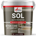 Arcane industries - b�ton cir� sol en kit, primaire et vernis de finition inclus - 5 m� (en 2 couches) ...