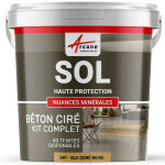 Arcane industries - b�ton cir� sol en kit, primaire et vernis de finition inclus - 5 m� (en 2 couches) ...