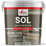 Arcane industries - b�ton cir� sol en kit, primaire et vernis de finition inclus - 5 m� (en 2 couches) ...