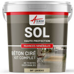 Arcane industries - b�ton cir� sol en kit, primaire et vernis de finition inclus - 5 m� (en 2 couches) ...