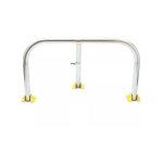 Ultra secure - arceau parking galvanis pieds jaunes - arceau anti - stationnement avec serrure intgre ...