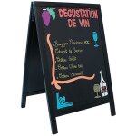 Securit - ardoise trottoir - duplo (55x85 cm) - 5 couleurs - 55 x 85 cm