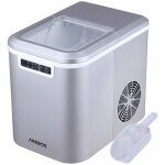 Arebos machine  glaons 2, 2l icemaker machine  glace 12kg en 24h argent