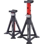 Arebos - tr�teau de support cric de voiture chandelles de levage 2 pi�ces par 3t