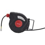 Arebos - tuyau d'air comprim enrouleur automatique tambour de tuyau 10 m