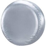 Argent 30  pouces housse de pneu de secours couverture roue pour diam�tre (75cm - 80cm) protection antipoussi� ...