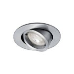 Aric 4898 speed 90 - spot encastrable orientable alu nickel satin 50w max gu10 - ampoule non incluse