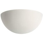 Aric - domino - applique mur plâtre e27 77w max. , demi - lune, lpe non incl. Aric - domino - applique mur plâtre e27 77w max. , demi - lune, lpe non incl.