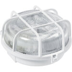 Aric - eco - hublot ext. ip44 ik02, rond, blanc, e27 100w max. , lpe non incl.