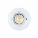 Aric - elody spot encastré plafond blanc basculant led intégrée 10 watts 3000k 950lm 50403 Aric - elody spot encastré plafond blanc basculant led intégrée 10 watts 3000k 950lm 50403