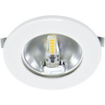 Aric - spot encastr� � led s1200 - culot g4 - 1. 8w - 3000k - blanc 50770