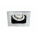 Square 50 - 12 encastr� gu5, 3 carr� orientable et basc. alu lpe non incl. aric 4669