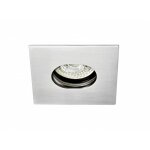 Aric - zeta c encastr� gu5, 3 ip20 / 65 vol. 1 carr� basc. nickel lpe non incl. 4873