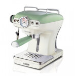 Ariete - 1389 vintage - machine � caf� avec cappuccinatore - 15 bar - vert