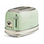 Ariete 155 grille - pain vintage vert 2 fentes 810w