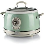 Ariete 2904 cuiseur � riz vintage 3, 5 l - c�ramique anti - adh�sif, vapeur, saut�, mijoteuse, r�chauffage ...