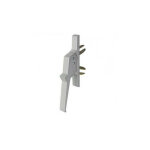 Cr�mone double fourche 517d / 518d - arlu argent anodis� invisible (ext�rieur)