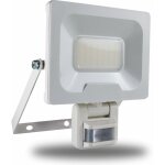 Projecteur mural nino 50w 4000lm - detecteur de mouvement - blanc - arlux lighting