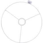 Armature abat - jour cercle avec bague � 35 cm