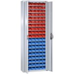 Armoire avec 114 bacs de rangement ouverts stier hxlxp 1 980x700x300 mm