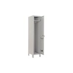 Armoire casier en tole avec fermeture 1 place cm36x35x179h avec serrure - prometal