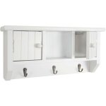 Mendler - armoire  cls hwc - a48, bote  cls avec portes et crochets - blanc