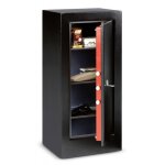 Armoire a etageres serrure  cl double panneton hs / 20