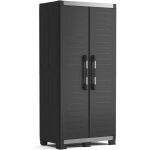 Armoire haute xl garage - armoire en rsine multifonctions - tagres et pieds ajustables, poigne soft ...