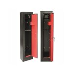 Armoire pistolet 3 places 32x21 h138 coffre 00234