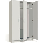 Dianhydro - armoire polyvalente avec porte - balai 3 portes