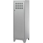 Pierre henry - armoire de rangement mtal 1 porte aluminium