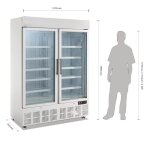 Armoire r�frig�r�e n�gative - vitr�e 920 l - polar