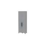 Rs pro - armoire de stockage 2 portes en plastique verrouillable  poser au sol, 780 x 430 x 2250mm ( ...