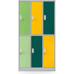 Armoire vestiaire mod�le igorek, 1500 x 900 x 450 mm, gris multicolore