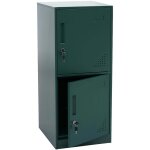 Armoire vestiaire m�tallique casier de rangement 2 portes 90x38x45 cm vert 040008948