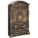Residencia maxi d - 2152 / b bote aux lettres murale de style rtro classique en aluminium, taille l ...